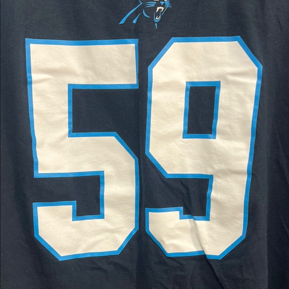 Nike NFL Carolina Panthers, Super Bowl 50, Luke Kuechly, #59 Athletic Cut T - Picture 5 of 8